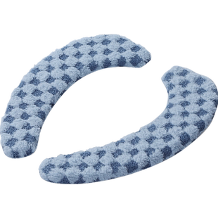 马桶垫坐垫粘贴式冬季加厚加绒四季通用座便器垫子套圈盖家用防水