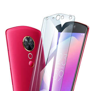 美图T9钢化膜T8钢化玻璃膜M8S保护贴膜抗蓝光M8手机膜高清MP1718防指纹全玻璃全屏覆盖防爆防摔抗蓝光屏保莫