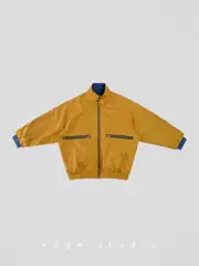 Edge Studio Reversible Stand-Up Collar Loose-Fitting American Retro Jacket Men's Trendy Jacket