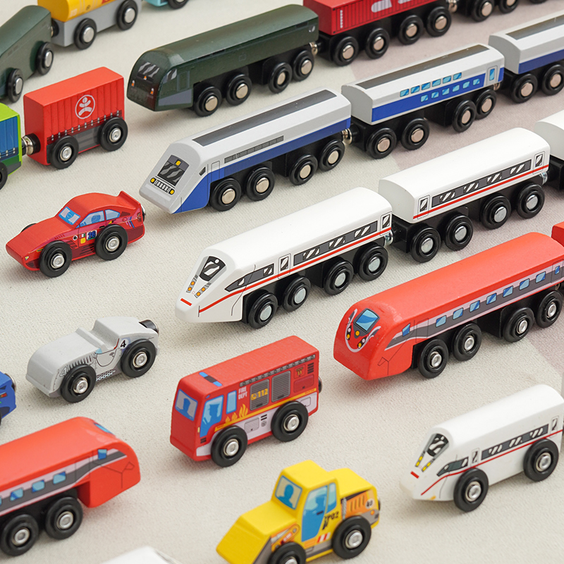 木质仿真小车惯性手推火车木制儿童玩具滑车米兔BRIO木质轨道,玩具/童车/益智/积木/模型,惯性/回力/滑行玩具,淘宝优惠券,粉丝福利购,淘宝优惠卷