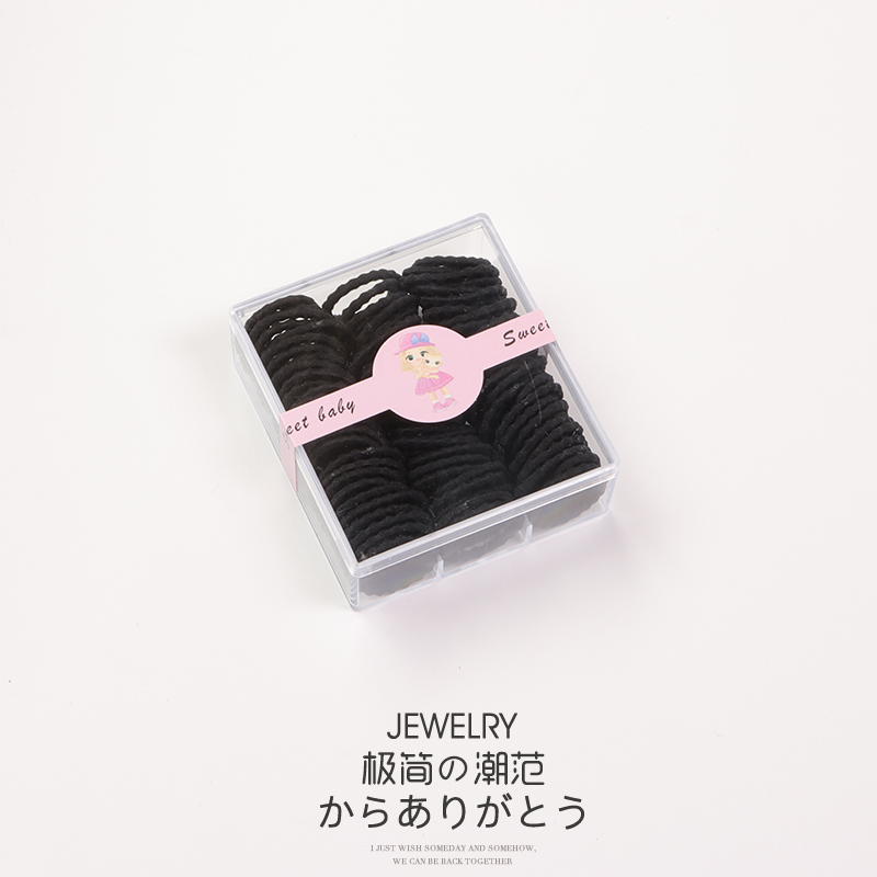 彩色盒装小啾啾发绳头绳宝宝