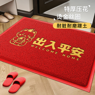 丝圈入户门地垫进门玄关脚垫子门口室外出入平安防滑耐脏免洗地毯