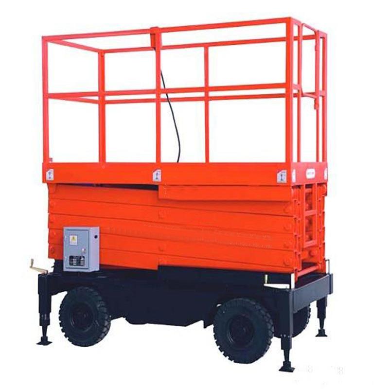 液压升降台移 动式电动压液机自行式平高空作业