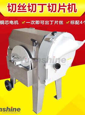 根茎类切菜机 多功能水切果丁机 DDF芒果西红 切薄片机旺梨切丁柿