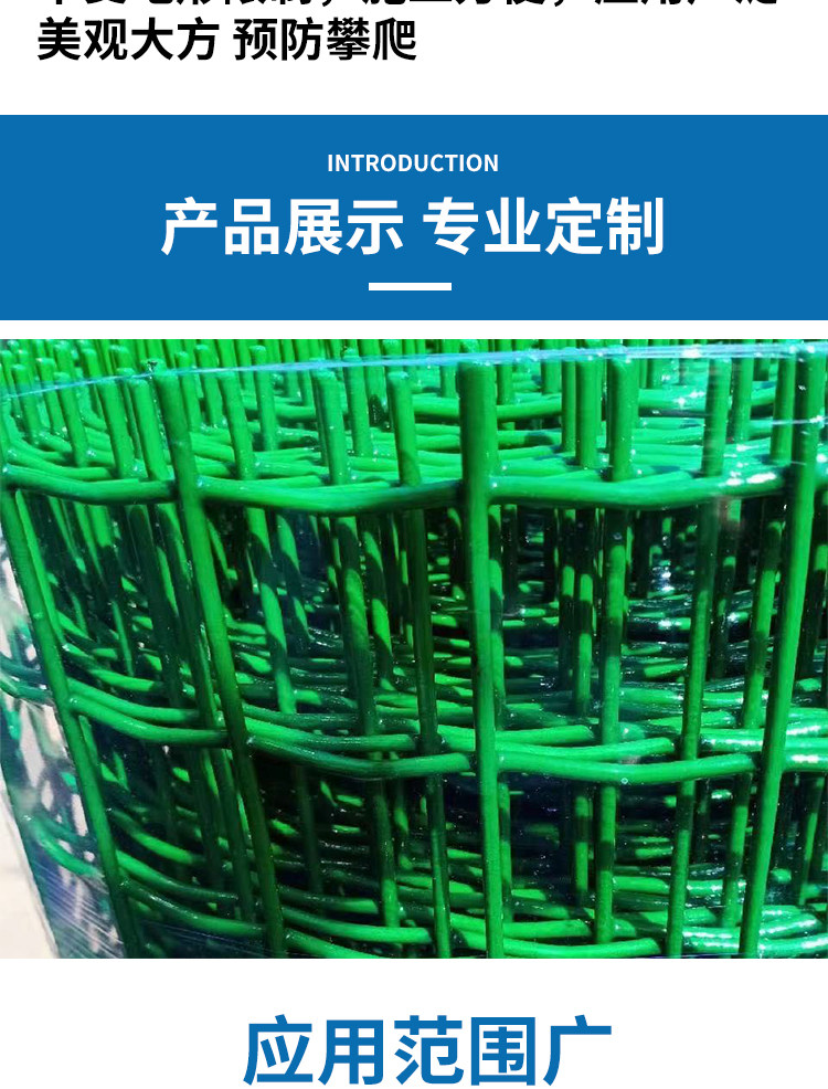 荷兰网浸塑电焊网防护围栏网果园围网隔离栅养鸡养殖网圈山圈地网