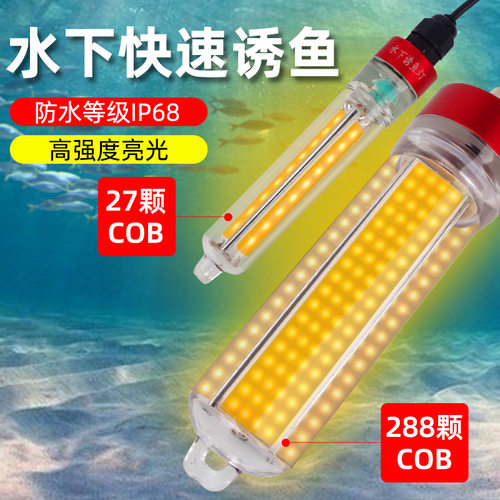 钓哈哈2026新款水下诱鱼灯筏钓灯