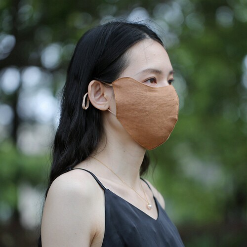 夏季汉麻防晒面罩透气亲肤不粘腻
