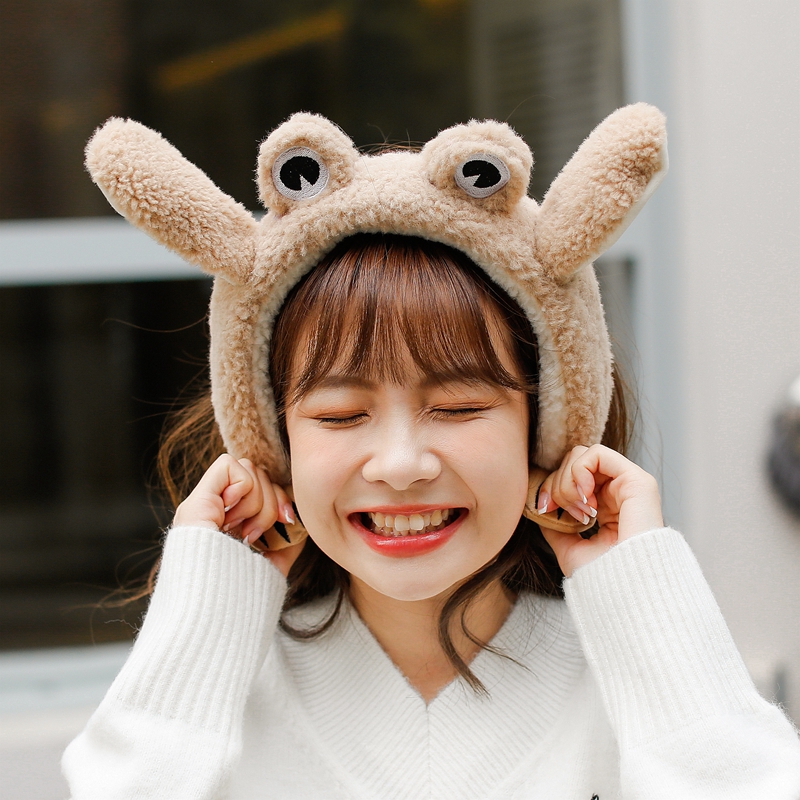 搞怪创意捏会动学生少女心耳捂子