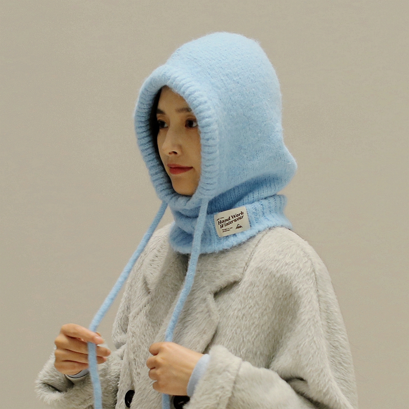 巴拉克拉法帽多巴胺韩式围脖一体