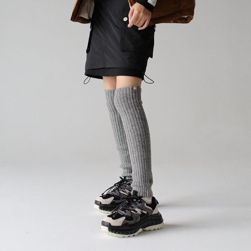 女针织腿套保暖过膝袜套光腿神器