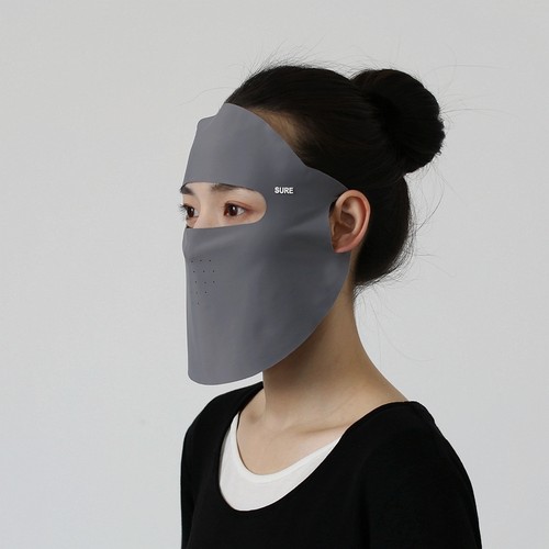无痕冰丝女一片式防晒面罩脸基尼