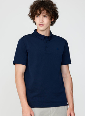 LAFUMA乐飞叶polo衫男户外运动T恤速干短袖翻领保罗衫LMTS4BS60