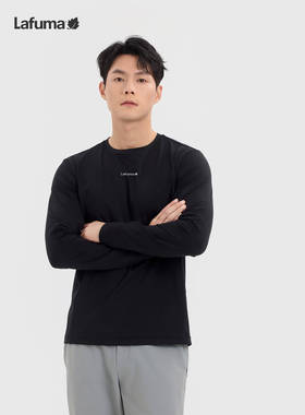 LAFUMA乐飞叶户外秋冬圆领长袖T恤男运动休闲打底衫保暖LMTS5DL82