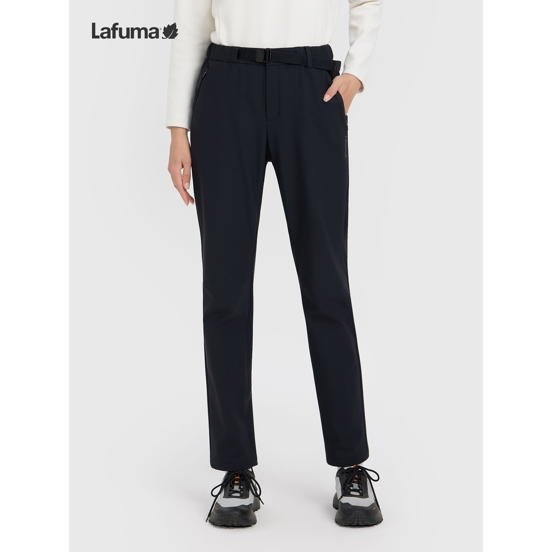LAFUMA乐飞叶户外秋冬防泼水保暖长裤女休闲运动内里磨毛直筒裤子,户外/登山/野营/旅行用品,户外休闲裤,淘宝优惠券,粉丝福利购,淘宝优惠卷