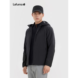 LAFUMA乐飞叶户外秋冬男士 连帽棉衣防泼水休闲运动保暖棉服外套