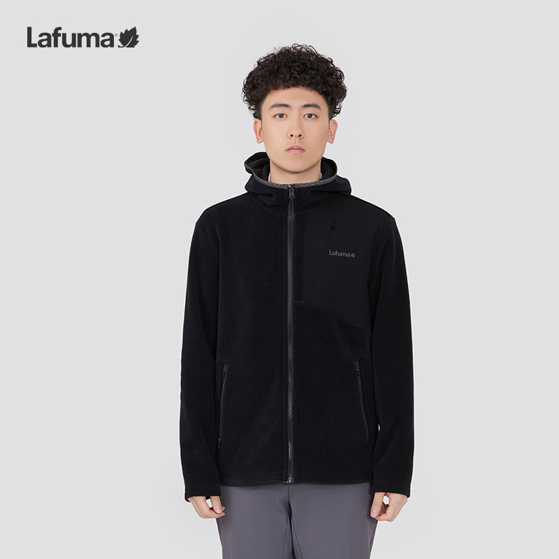 lafuma户外男连帽抓绒衣