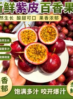 云南紫皮百香果大果现摘现发