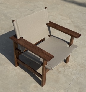 Yh 酒店沙发椅马鞍皮实木休闲设计师客厅躺椅看书椅阳台卧室单人