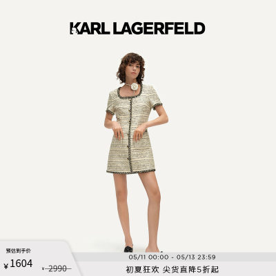 早春KarlLagerfeld连衣裙