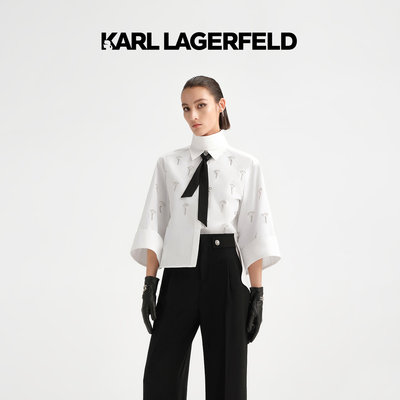 KARL手稿白衬衫KarlLagerfeld