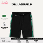 LAGERFELD卡尔拉格斐2024夏款 KARL 老佛爷男 KARL印花休闲短裤