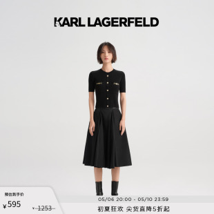 女士短款 毛针织衫 LAGERFELD卡尔拉格斐2023年春夏新款 KARL 老佛爷