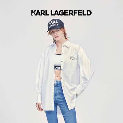 衬衫KarlLagerfeld长款休闲