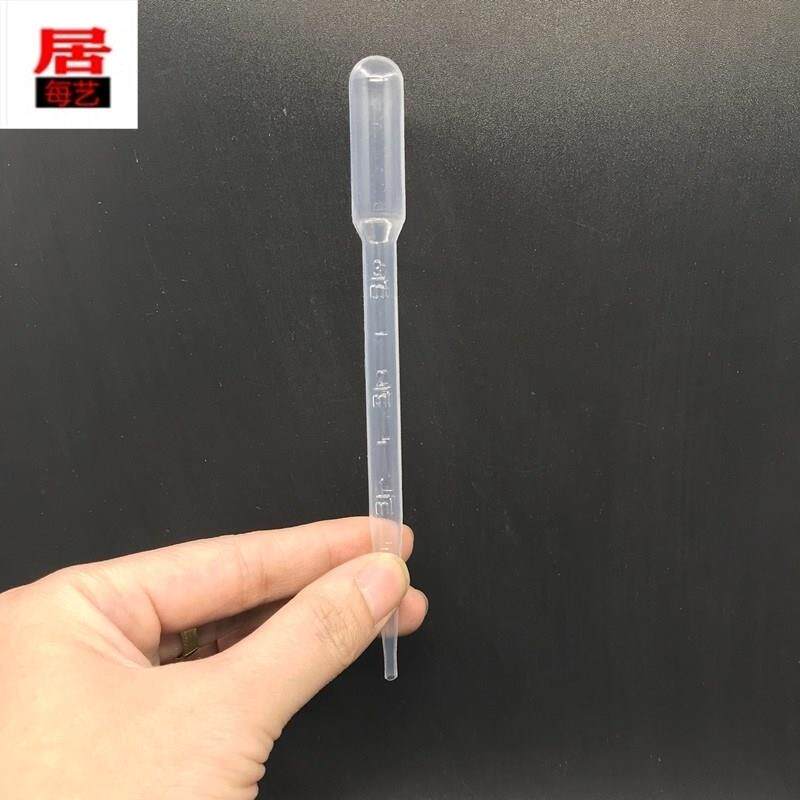 2/3毫升实验室办公耗材 次性塑料滴管巴氏吸管带刻度100支