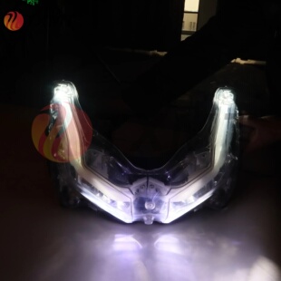 适用本田ADV150 ADV160踏板摩托车19-23年前大灯总成前车头照亮灯