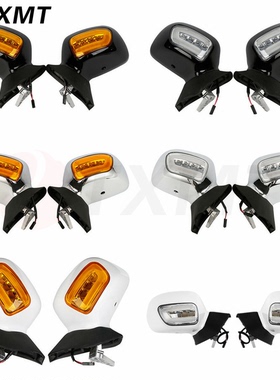 适用本田金翼GL1800 01-17年 改装LED后视镜 倒车镜转向灯总成