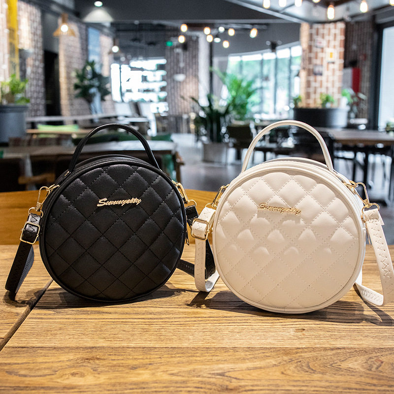 复古小圆包2021ladies handbags韩版女包包女一件代发绣花斜挎包