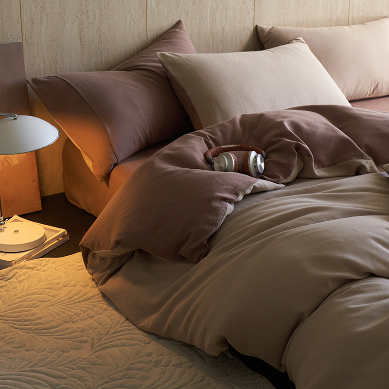 2025新款全棉A类母婴级磨毛床上四件套纯棉床单被套床笠冬季加厚