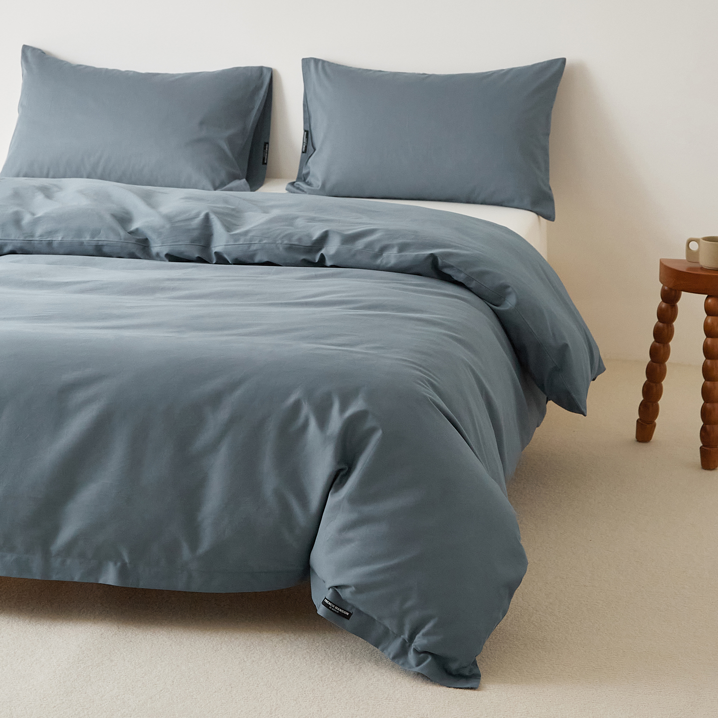 酒店风高支100长绒棉磨毛被套加厚全棉纯棉被罩单双人秋冬款床品