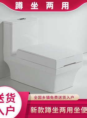 诗华 886/887  蹲坐两用  台式蹲便器 坐改蹲 地排 横墙后排