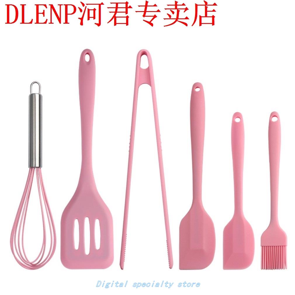 6PCS SiliCoNe CookiNg UteNSilS Set NoN-StiCk SPatUla Shovel - 封面