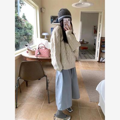 阿秋的店重磅羊毛麻花韩