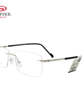 思柏（STEPPER）眼镜框男女款无框板材+钛材眼镜架SI-72002