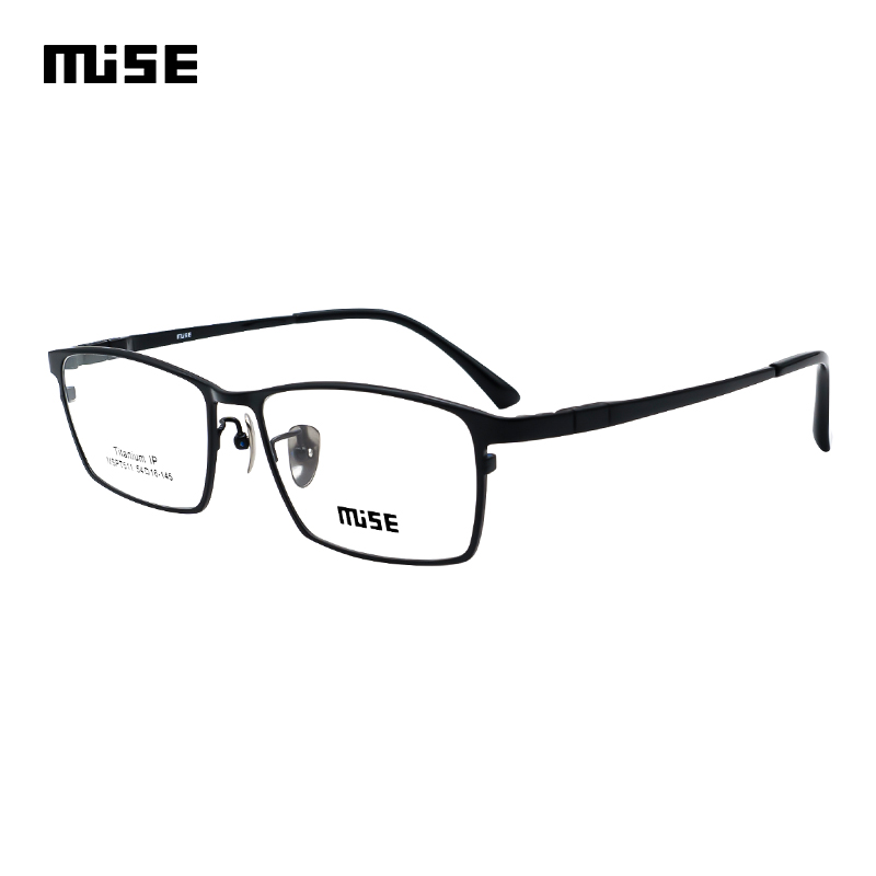 MUISE眼镜框全框超轻钛材光学镜架男女款配镜片MSPT511