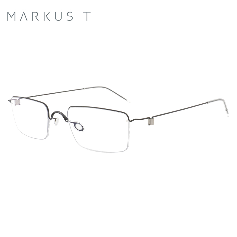 Markus T 眼镜框男款半框光学近视眼镜架 D2-070