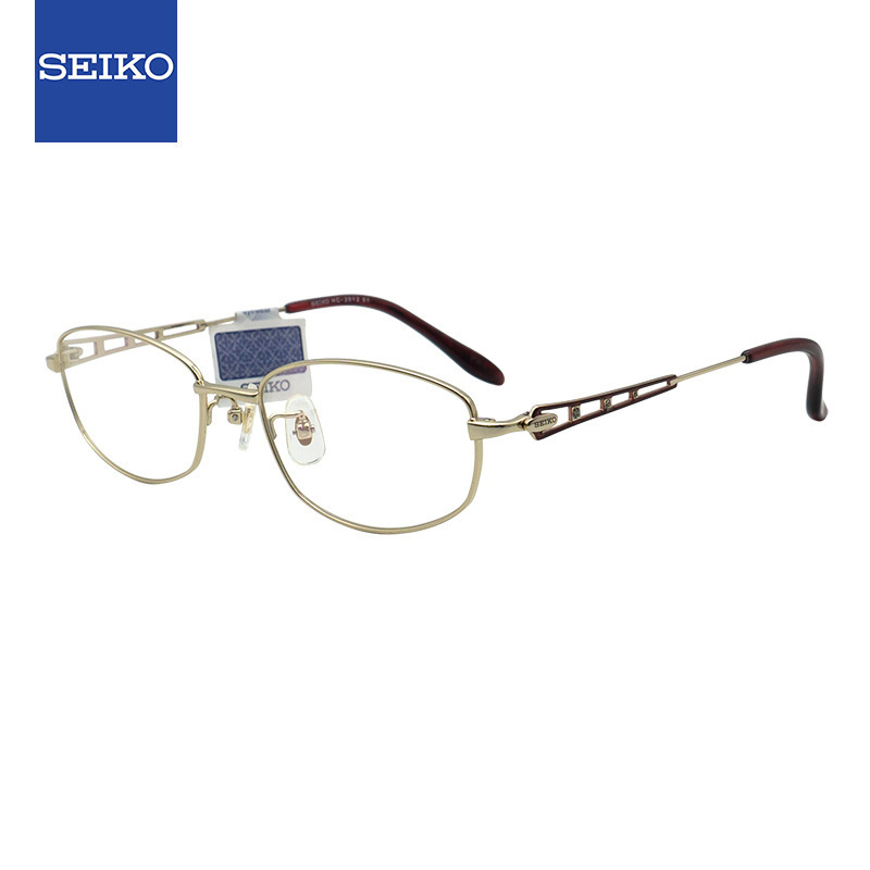 精工全框钛材质眼镜架