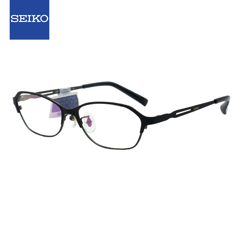 精工全框纯钛商务近视光学镜架