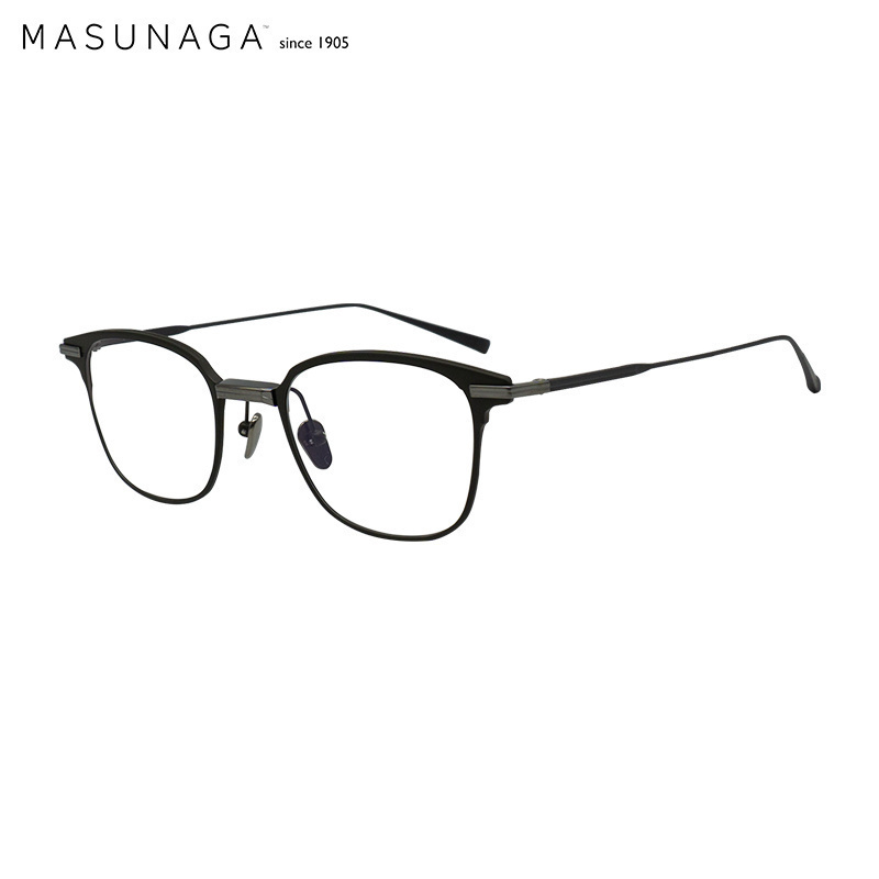 增永全框钛材手工镜架