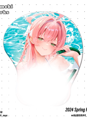 [星煌社]蔚蓝档案同人周边 花子 立体鼠标垫 拍立得