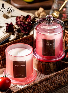 BYME金钟罩玻璃杯蜡烛伴手礼物SPA精油创意家居无烟香薰蜡烛摆件