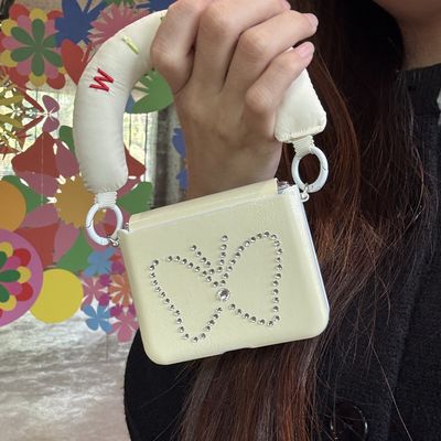 适用华为purax典藏版手机壳斜挎可背挂绳新款pocket2时尚手提阔折叠铰链保护套女生