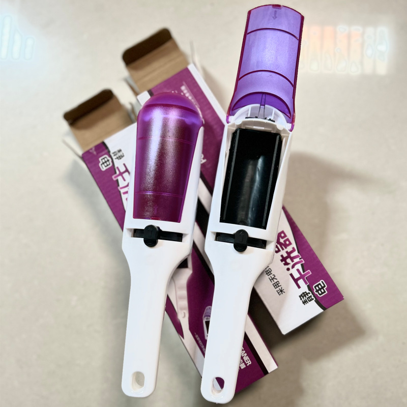 衣服粘毛静电干洗刷双面除尘刷毛呢大衣除毛器便携清洁工具实用