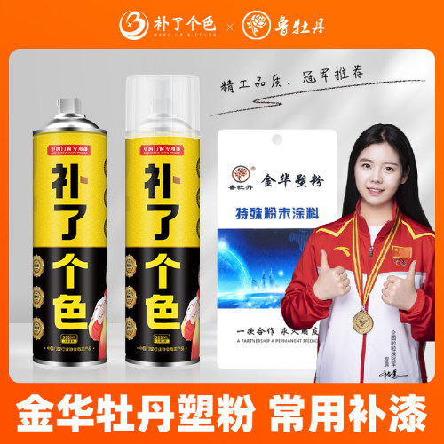 补了个色金属漆氟碳漆手摇自喷漆