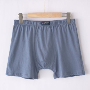 纯棉大裤 中老年男士 衩老式 纯色加肥加大肥佬宽松裤 头 高腰平角内裤