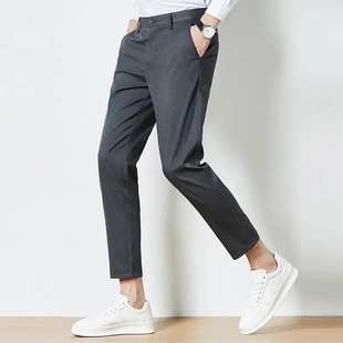 戴蒙先森【总裁六代休闲裤】男士休闲裤夏季新款时尚修身显瘦长裤