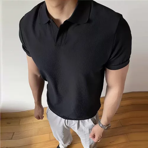Thirteen海鸥领男士短袖POLO衫